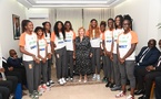 Dominique Ouattara reçoit les basketteuses ivoiriennes après l'Afrobasket féminin 2025 à Abidjan