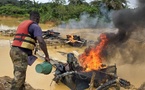 Orpaillage clandestin en Côte d'Ivoire : démantèlement deux sites à Maféré