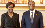Alassane Ouattara reçoit Louise Mushikiwabo, Secrétaire Générale de l'OIF à Abidjan Alassane Ouattara reçoit Louise Mushikiwabo, Secrétaire Générale de l'OIF à Abidjan