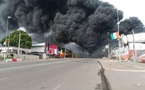 Incendie déclaré au supermarché China Town de Bouaké