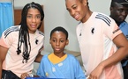 Finale Super Coupe LFFP 2026 à Abidjan, l'Olympique Lyonnais visite l'Hôpital Mère-Enfant de Bingerville