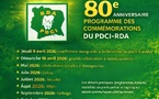 Programme des 80 ans du PDCI‑RDA : le parti cale son calendrier 2026