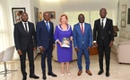 FEMUA 18 : Dominique Ouattara reçoit A'Salfo et Magic System 
