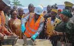 Biankouma : Vagondo Diomandé pose la première pierre de sous-préfectures et châteaux d'eau