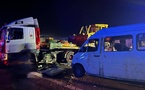 Accident à Anyama, collision entre un porte-char et un mini-car : 3 morts