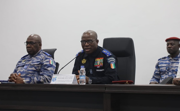 Le général Apalo Touré exhorte ses hommes à plus de vigilance avant la présidentielle d'octobre 2025 © Crédit photo DR