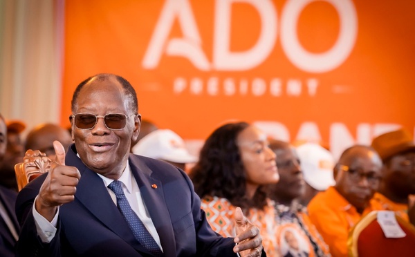 Alassane Ouattara réélu président avec 89,77% des suffrages © Crédit photo DR