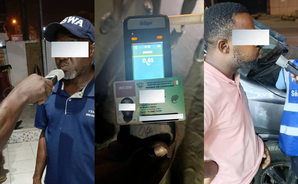 Contrôles d'alcoolémie à Yopougon : 50 chauffeurs testés, 5 positifs