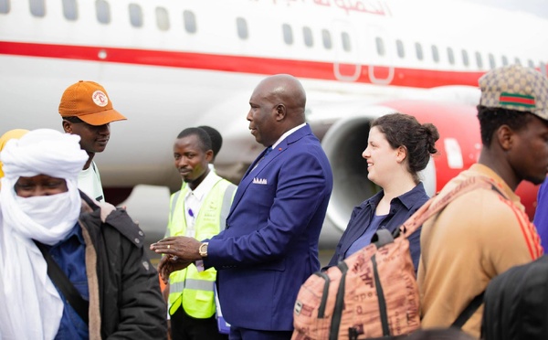 Retour volontaire à Abidjan de 127 Ivoiriens en provenance d'Algérie