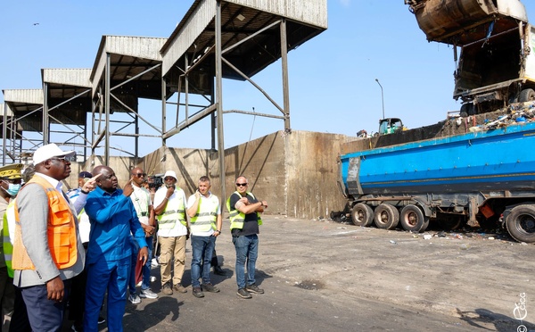 Traitement des déchets à Abidjan, le ministre Amédé Kouakou inspecte les sites