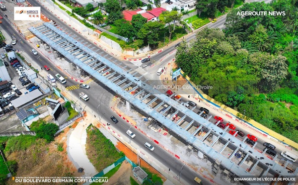 L'échangeur École de Police achevé à 69%