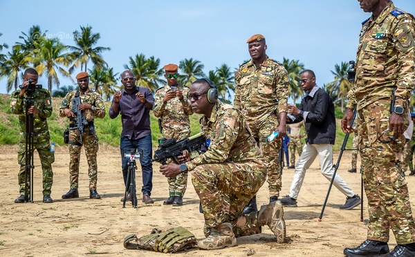 Inauguration du nouveau champ de tir pour les Forces spéciales ivoiriennes à Jacqueville