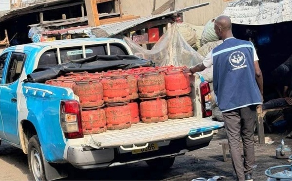 Transvasement illicite de gaz à Abidjan : un site clandestin démantelé à Marcory, 300 bouteilles saisies