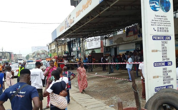 Yopougon : les gares La Trans et SDS de la rue Princesse fermées