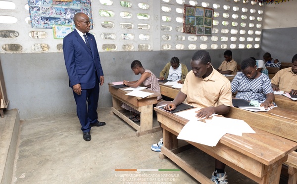 CEPE 2026 : 65 candidats en situation de handicap composent à Abidjan