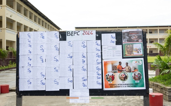 BEPC 2026 - Les résultats officiels le mardi 16 juin à 14h