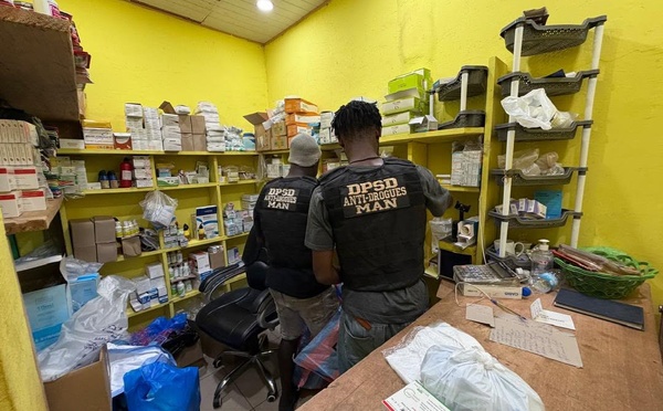 3 tonnes de médicaments falsifiés saisis à Man et Abidjan du 5 et le 8 juin 