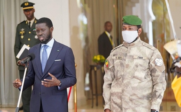 CEDEAO - AES : Bassirou Diomaye Faye au Mali, rencontre avec Assimi Goïta