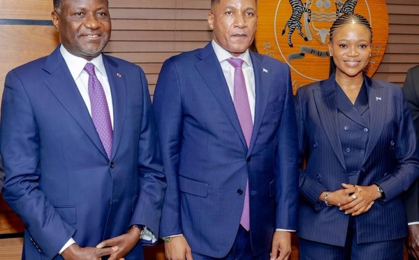 Côte d'Ivoire-Botswana : signature d'un accord minier à Gaborone