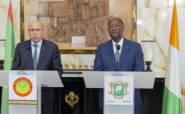 Côte d’Ivoire-Mauritanie : Ouattara et Ghazouani renforcent leur coopération face aux défis régionaux