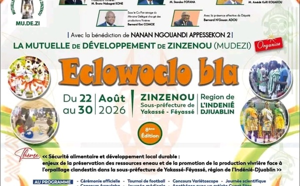 Eclowoclo Bla : la 8e édition met l’accent sur l'eau, l'agriculture et le développement local à Zinzenou
