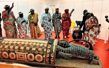 Arrivée du tambour sacré Djidji Ayôkwé à Abidjan ce vendredi après 110 ans en France