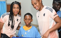 Finale Super Coupe LFFP 2026 à Abidjan, l'Olympique Lyonnais visite l'Hôpital Mère-Enfant de Bingerville