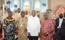 Gbagbo à la messe de Pâques à Akouédo, première sortie depuis février