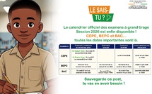 Examens 2026 en Côte d'Ivoire : le calendrier du CEPE, BEPC et BAC
