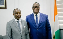 CNDH : le président Adjélou reçu par Téné Birahima Ouattara