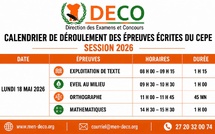 CEPE 2026 : le détail des 4 épreuves du lundi 18 mai et le programme complet