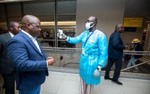 Ebola et Hantavirus - Pierre Dimba teste le dispositif de surveillance sanitaire à l'aéroport d'Abidjan 