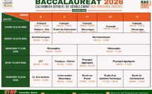 Épreuves BAC 2026 Côte d'Ivoire : voici le programme jour par jour