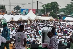 La communion entre Thiam et les militants du PDCI à Yopougon