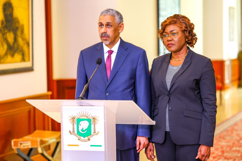 Sidi Ould Tah, président de BADEA et Kaba Nialé Sidi Ould Tah, président de BADEA et Kaba Nialé