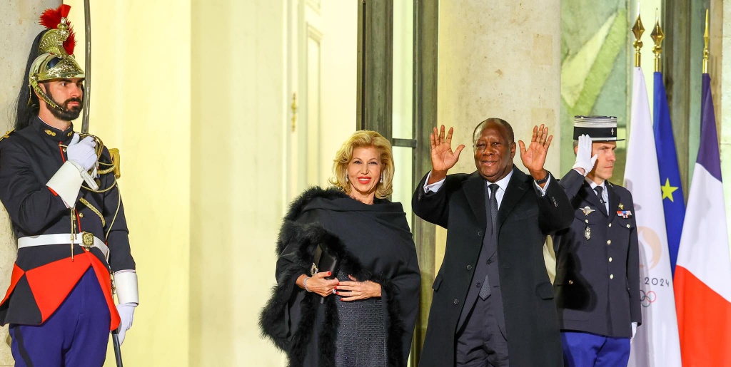 Alassane Ouattara et Dominique Alassane Ouattara et Dominique