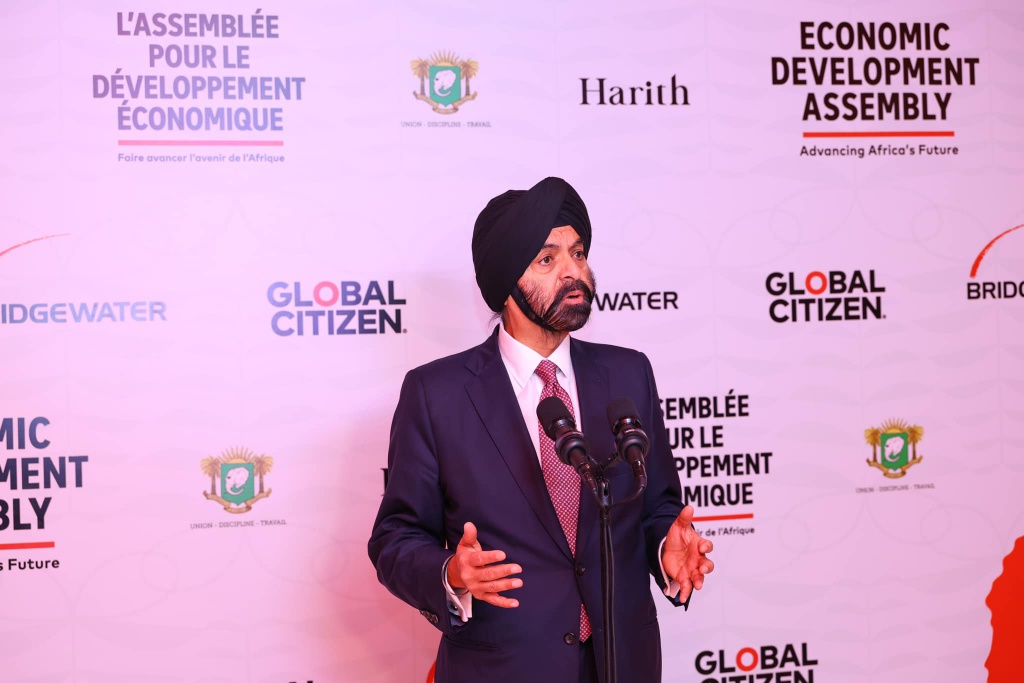 Ajay Banga à Abidjan Ajay Banga à Abidjan