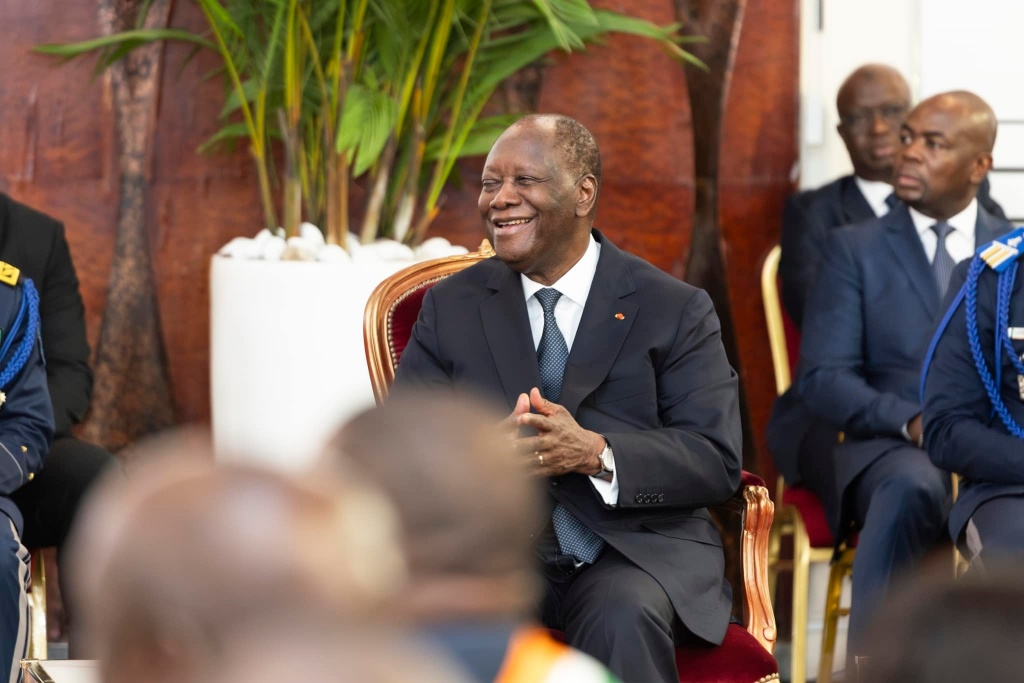 Ouattara accueille les corps constitués pour les vœux 2025 Ouattara accueille les corps constitués pour les vœux 2025