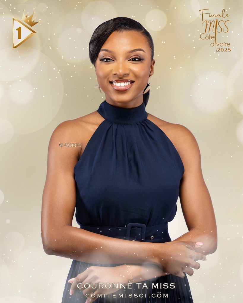 Miss Worodougou 2025 - Laetitia Mouroufie - 1m67 – 25 ans - Numéro 1