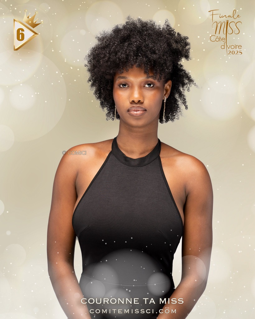 Miss Tonkpi 2025 - Aïchata Sanogo - 1m80 – 23 ans - Numéro 6