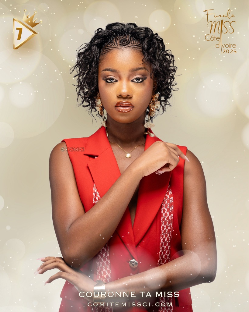 Miss Tchologo 2025 - Marie julienne Coulibaly - 1m77 – 19 ans - Numéro 7
