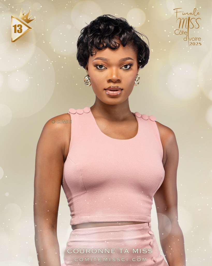 Miss Moronou 2025 - Neulissa Gbeada  1m74 – 23 ans - Numéro 13
