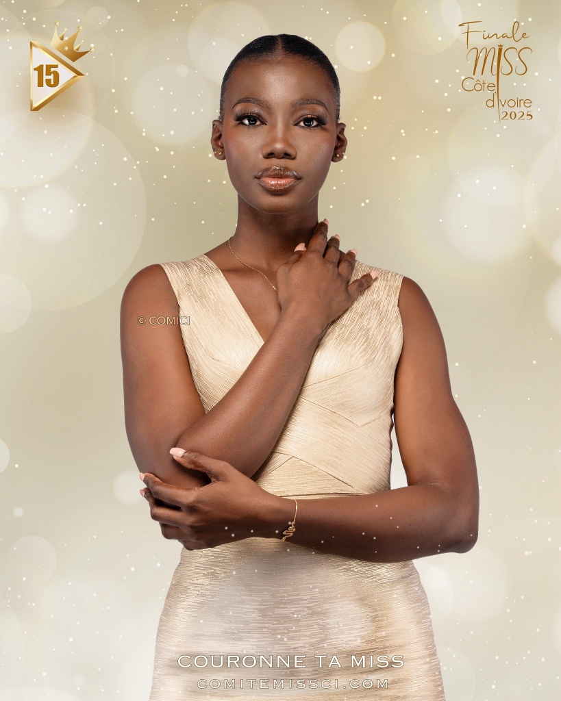 Miss Kabadougou 2025 - Léïla Guene 1m83 – 24 ans - Numéro 15 Miss Kabadougou 2025 - Léïla Guene 1m83 – 24 ans - Numéro 15