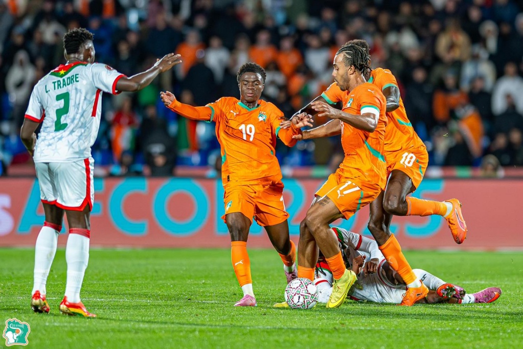 La Côte d'Ivoire déroule face au Burkina en CAN 2025