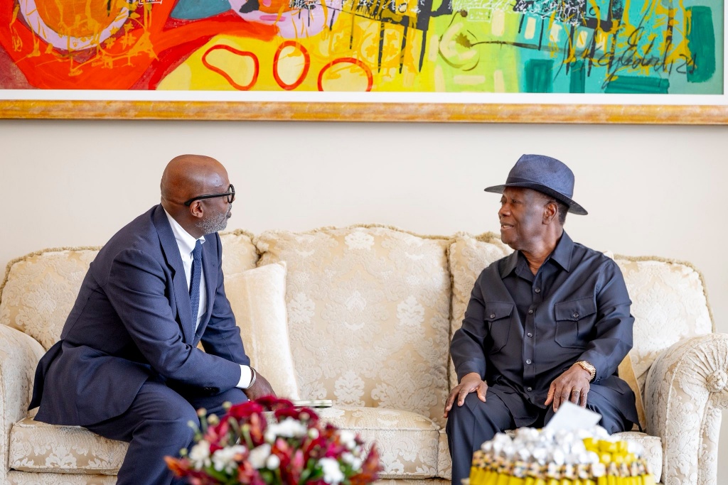 Alassane Ouattara reçoit Abebe Aemro Selassie du FMI à Abidjan Alassane Ouattara reçoit Abebe Aemro Selassie du FMI à Abidjan