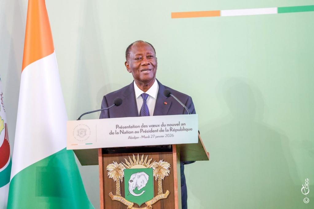Cérémonie des vœux 2026 : le président Ouattara trace les priorités nationales Cérémonie des vœux 2026 : le président Ouattara trace les priorités nationales