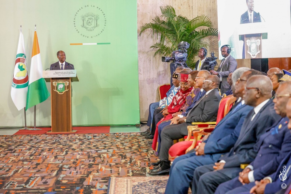 Ouattara réaffirme la marche constante de la Côte d'Ivoire