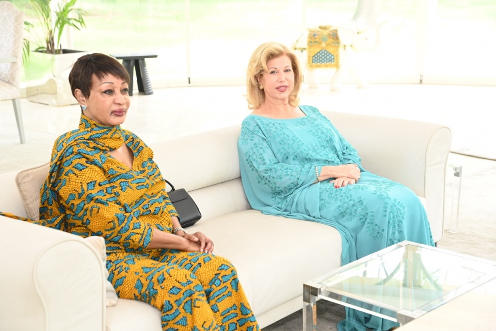 Henriette Bédié reçue par Dominique Ouattara Henriette Bédié reçue par Dominique Ouattara