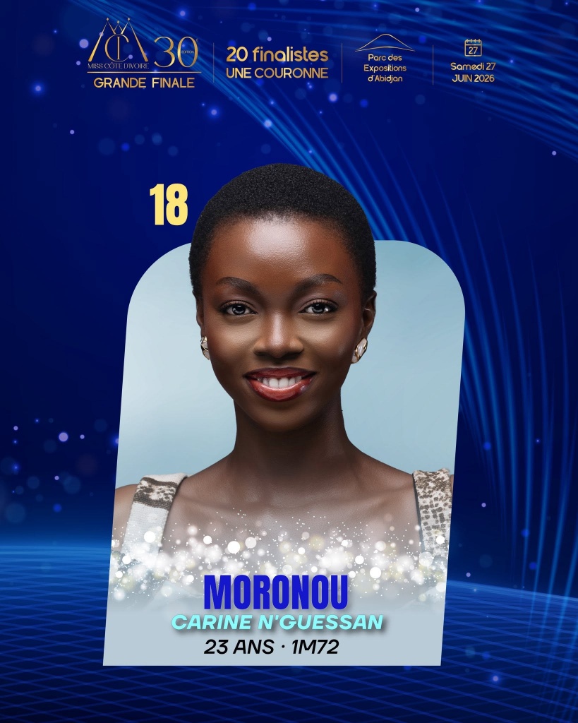 Carine N'Guessan, Miss Moronou 2026 Carine N'Guessan, Miss Moronou 2026